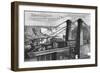 The Only Route to Niagara Falls and Suspension Bridge-null-Framed Giclee Print