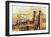 The Only Route Via Niagara Falls-null-Framed Premium Giclee Print