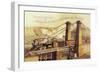 The Only Route Via Niagara Falls-null-Framed Premium Giclee Print