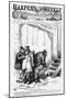 The Only Thing They Respect or Fear Political Cartoon by Thomas Nast-null-Mounted Giclee Print