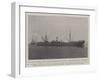 The Only Vessel That Escaped from St Pierre, the Steam-Ship Roddam-null-Framed Giclee Print