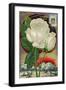 The Only White Ever-Blooming Hardy Climbing Rose-null-Framed Art Print