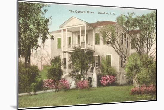 The Onthank Home, Beaufort, South Carolina-null-Mounted Art Print