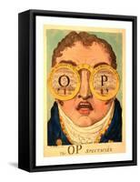 The Op Spectacles-null-Framed Stretched Canvas