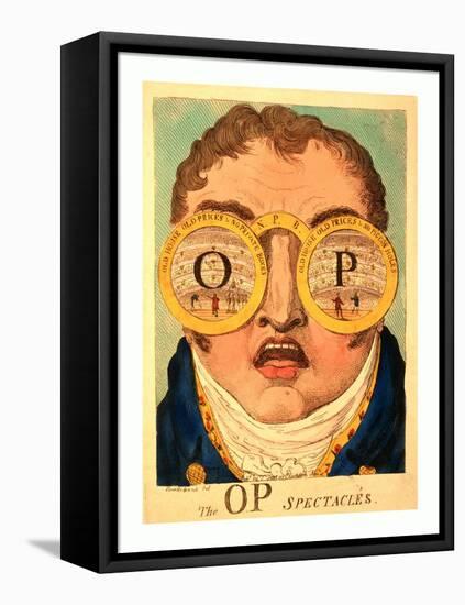 The Op Spectacles-null-Framed Stretched Canvas