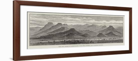 The Opal Mines of Queensland, with the Coleman and Mcgregor Ranges-null-Framed Giclee Print