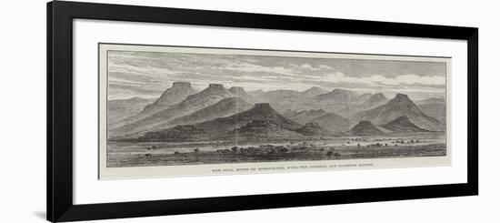 The Opal Mines of Queensland, with the Coleman and Mcgregor Ranges-null-Framed Giclee Print