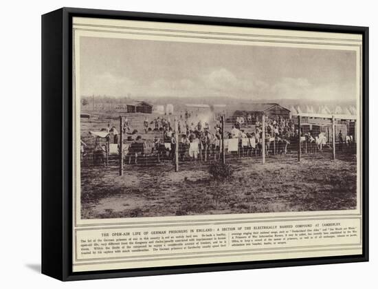 The Open-Air Life of German Prisoners in England-null-Framed Stretched Canvas