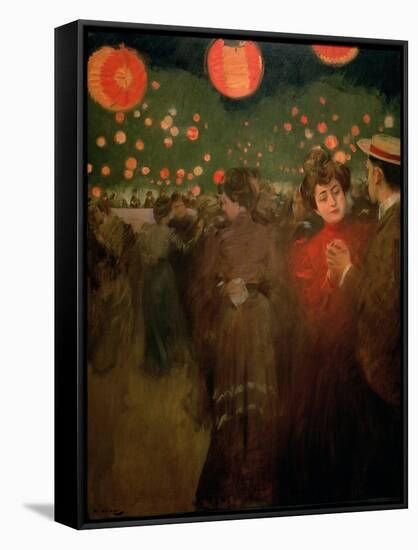 The Open-Air Party, c.1901-02-Ramon Casas i Carbo-Framed Stretched Canvas