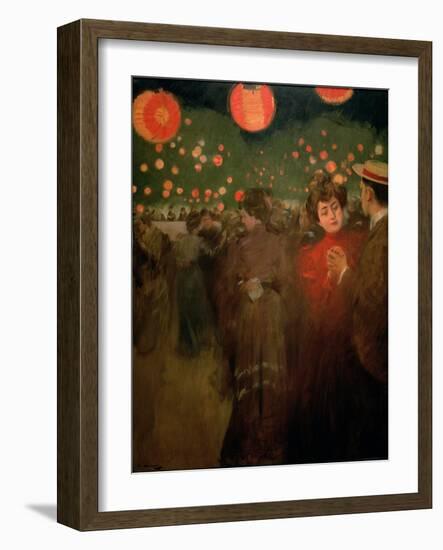The Open-Air Party, c.1901-02-Ramon Casas i Carbo-Framed Giclee Print