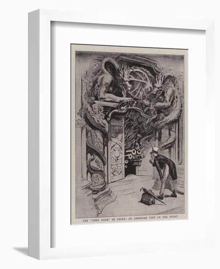 The Open Door in China, an American View of the Policy-William Allen Rogers-Framed Giclee Print