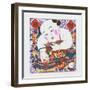 The Open Pomegranate's Hundred Seeds, Left Panel, C.1980S-null-Framed Giclee Print