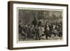 The Open Spaces of London, Children at Play in the Temple Gardens-Charles Joseph Staniland-Framed Giclee Print