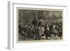 The Open Spaces of London, Children at Play in the Temple Gardens-Charles Joseph Staniland-Framed Giclee Print
