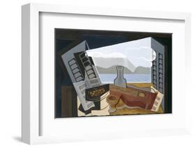 The Open Window, 1921-Juan Gris-Framed Art Print