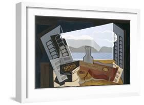 The Open Window, 1921-Juan Gris-Framed Art Print