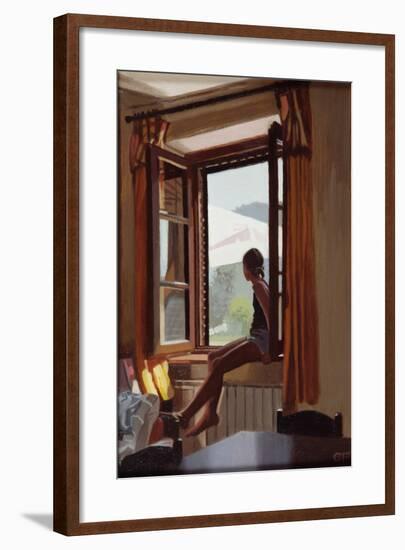 The Open Window: Umbria, 2001-Gillian Furlong-Framed Giclee Print