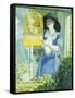 The Open Window-Frederick Carl Frieseke-Framed Stretched Canvas