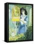 The Open Window-Frederick Carl Frieseke-Framed Stretched Canvas