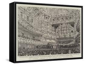 The Opening Concert at the Queen's Hall, Langham Place-null-Framed Stretched Canvas