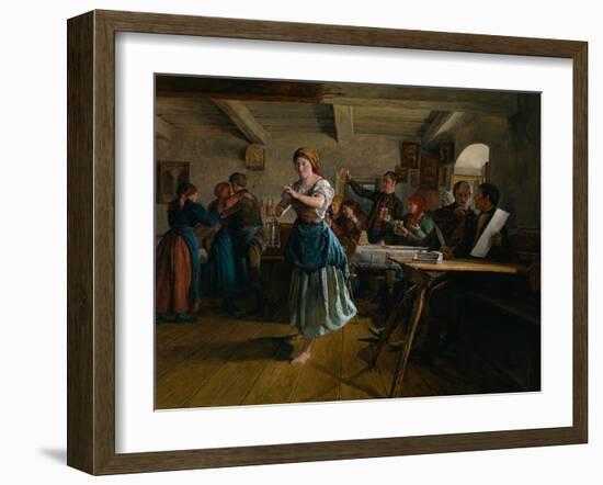 The Opening Dance, 1863-Ferdinand Georg Waldmüller-Framed Giclee Print