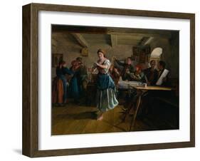 The Opening Dance, 1863-Ferdinand Georg Waldmüller-Framed Giclee Print