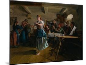 The Opening Dance, 1863-Ferdinand Georg Waldmüller-Mounted Giclee Print