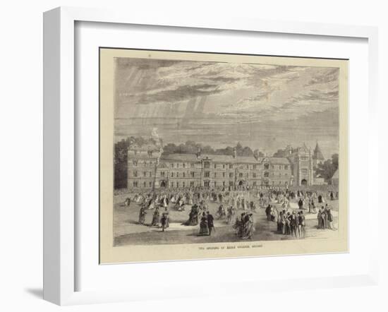 The Opening of Keble College, Oxford-null-Framed Giclee Print