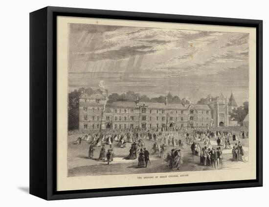 The Opening of Keble College, Oxford-null-Framed Stretched Canvas