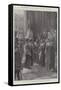 The Opening of King Edward VII's First Parliament-G.S. Amato-Framed Stretched Canvas