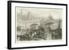 The Opening of New London Bridge-Clarkson R.A. Stanfield-Framed Giclee Print