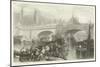 The Opening of New London Bridge-Clarkson R.A. Stanfield-Mounted Giclee Print