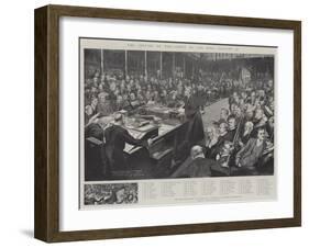 The Opening of Parliament by the King, 16 January-Thomas Walter Wilson-Framed Giclee Print