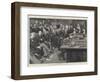 The Opening of Parliament, Session of 1892, the Treasury Bench-Thomas Walter Wilson-Framed Giclee Print