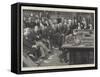 The Opening of Parliament, Session of 1892, the Treasury Bench-Thomas Walter Wilson-Framed Stretched Canvas