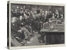 The Opening of Parliament, Session of 1892, the Treasury Bench-Thomas Walter Wilson-Stretched Canvas