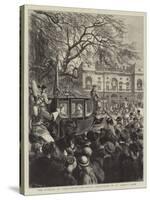 The Opening of Parliament, the Royal Procession in St James's Park-Godefroy Durand-Stretched Canvas