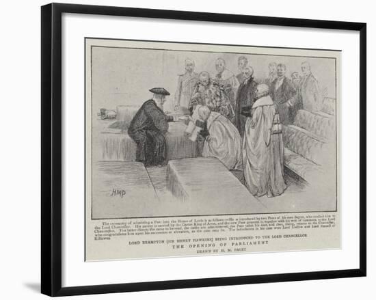 The Opening of Parliament-Henry Marriott Paget-Framed Giclee Print