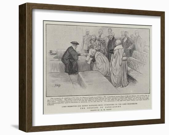 The Opening of Parliament-Henry Marriott Paget-Framed Giclee Print