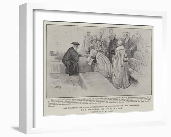 The Opening of Parliament-Henry Marriott Paget-Framed Giclee Print