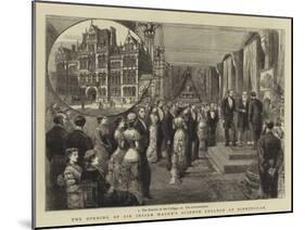 The Opening of Sir Josiah Mason's Science College at Birmingham-null-Mounted Giclee Print