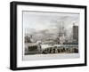 The Opening of St Katharine's Dock, London, 1828-E Duncan-Framed Giclee Print