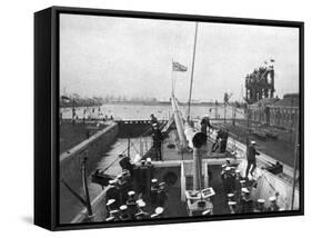 The Opening of the Alexandra Dock at Cardiff in 1907-null-Framed Stretched Canvas