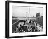 The Opening of the Alexandra Dock at Cardiff in 1907-null-Framed Giclee Print