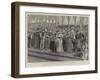 The Opening of the Bridge, the Ceremony on the Dais-null-Framed Giclee Print