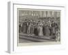 The Opening of the Bridge, the Ceremony on the Dais-null-Framed Giclee Print