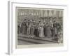 The Opening of the Bridge, the Ceremony on the Dais-null-Framed Giclee Print