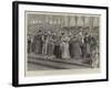 The Opening of the Bridge, the Ceremony on the Dais-null-Framed Giclee Print