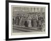The Opening of the Bridge, the Ceremony on the Dais-null-Framed Giclee Print