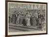 The Opening of the Bridge, the Ceremony on the Dais-null-Framed Giclee Print